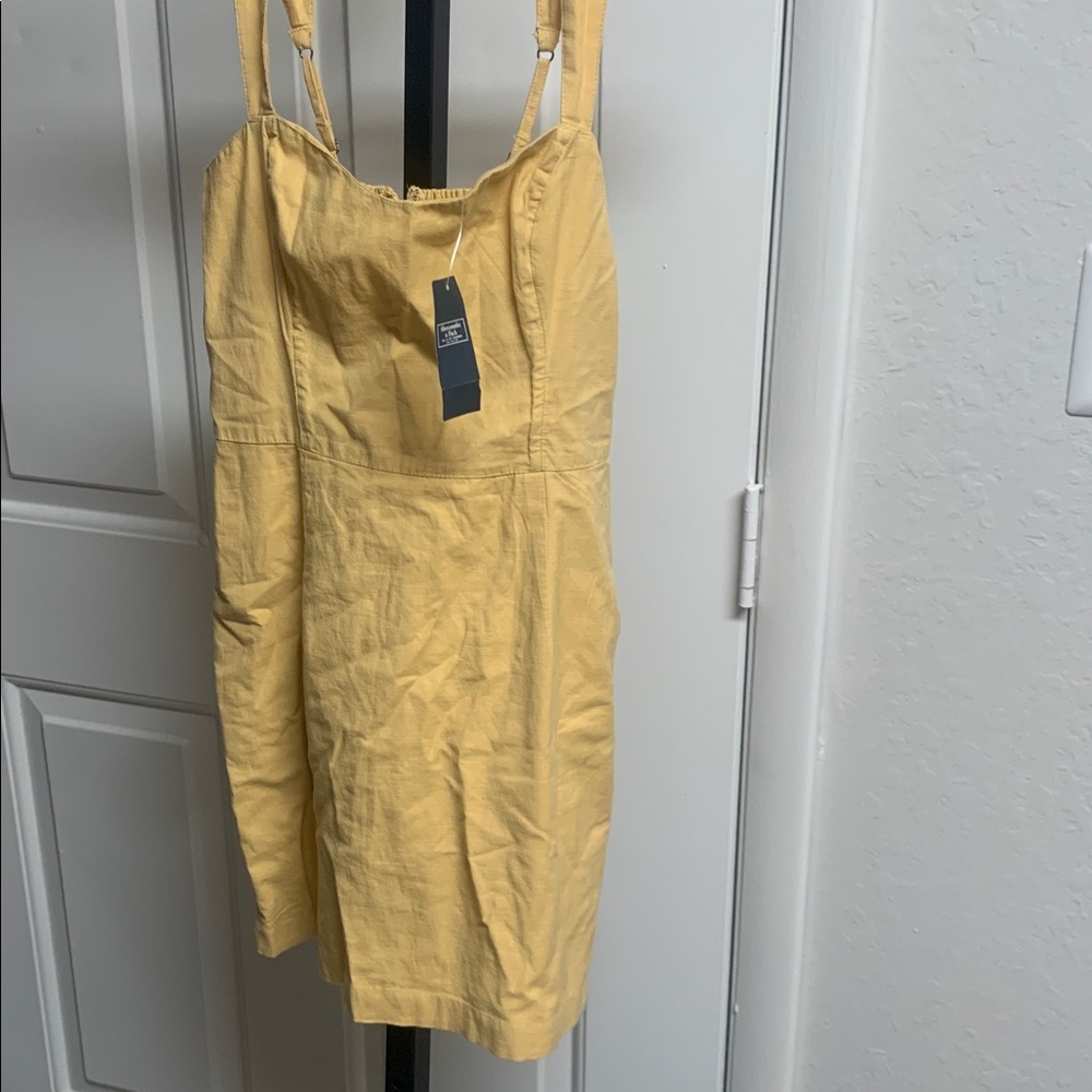 NEW Abercrombie and fitch cotton sleeveless mini dress xs - Picture 2 of 11